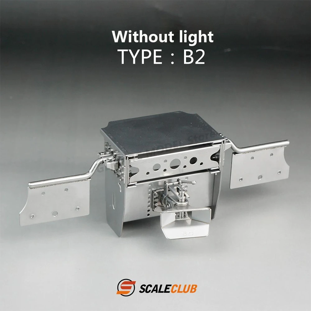 SCALECLUB Modell Metall Simulation Tailbeam Dekoration Upgrade für Tamiya 1/14 RC Tow Truck Heavy Tow Truck Tailbeam Upgrade