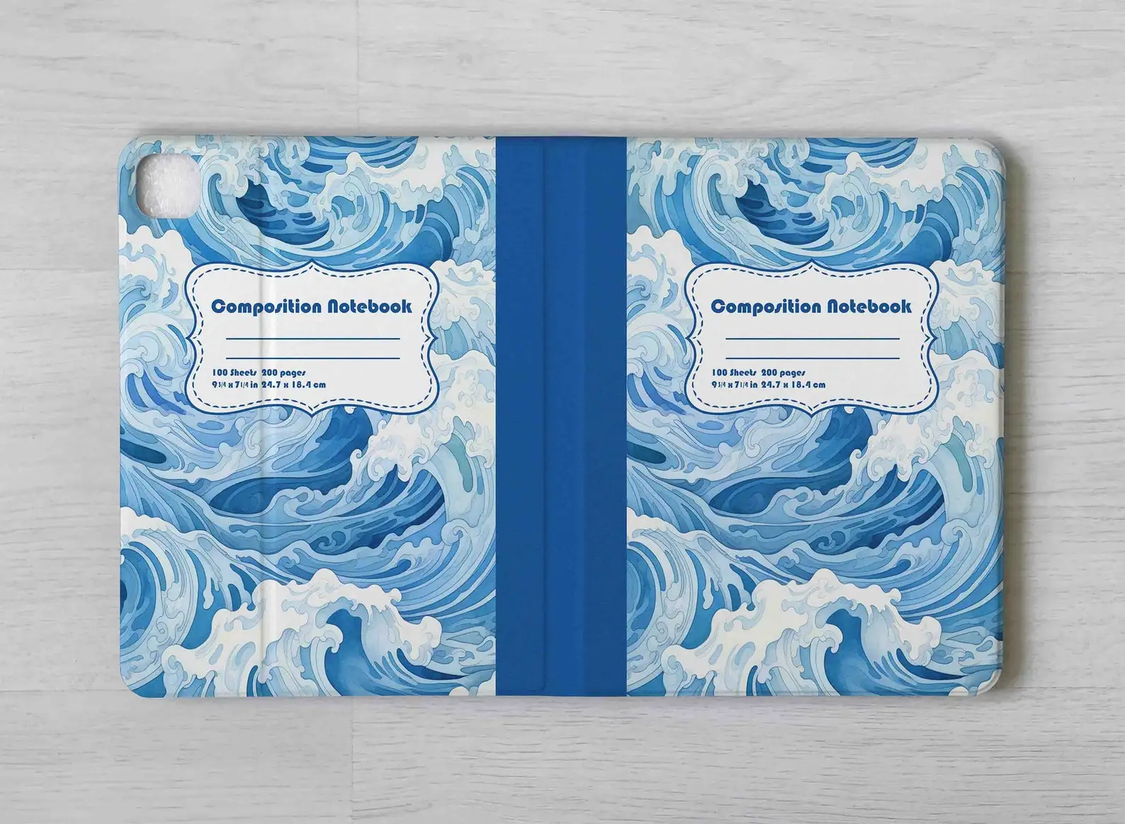 Seawave Composition Book iPad Case for Apple iPad 9.7