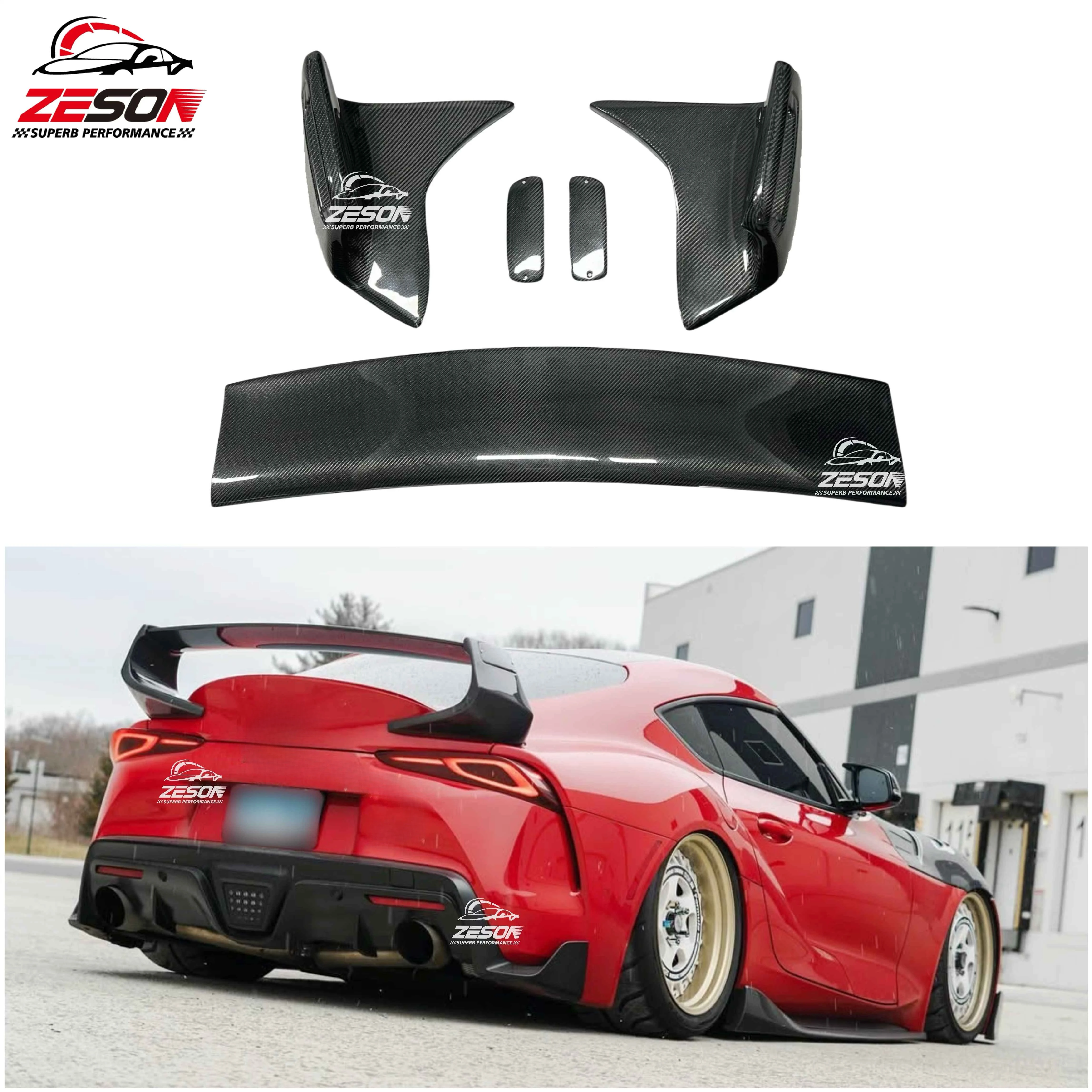 

ST Style Carbon Fiber Rear Spoiler Wing for GR Supra A90 MK5 2019+