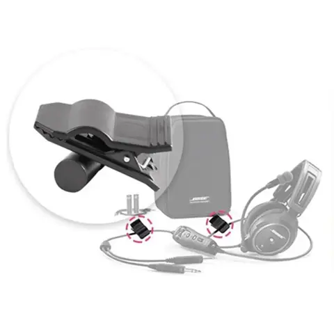 Bose Proflightシリーズ2、A20用ケーブルクリップ