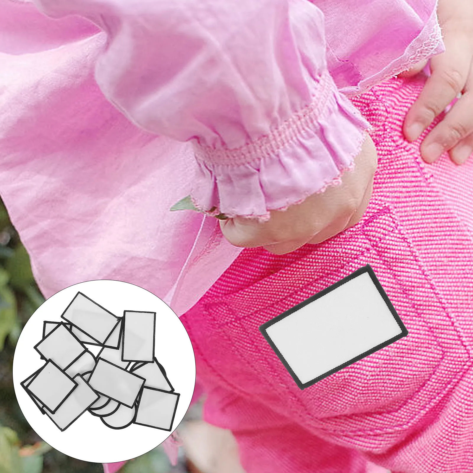 

18pcs Heat Transfer Patch Blank Sublimation Applique For Clothing Repair Diy Fabric Patches Sewing Iron On Labels Embroidered