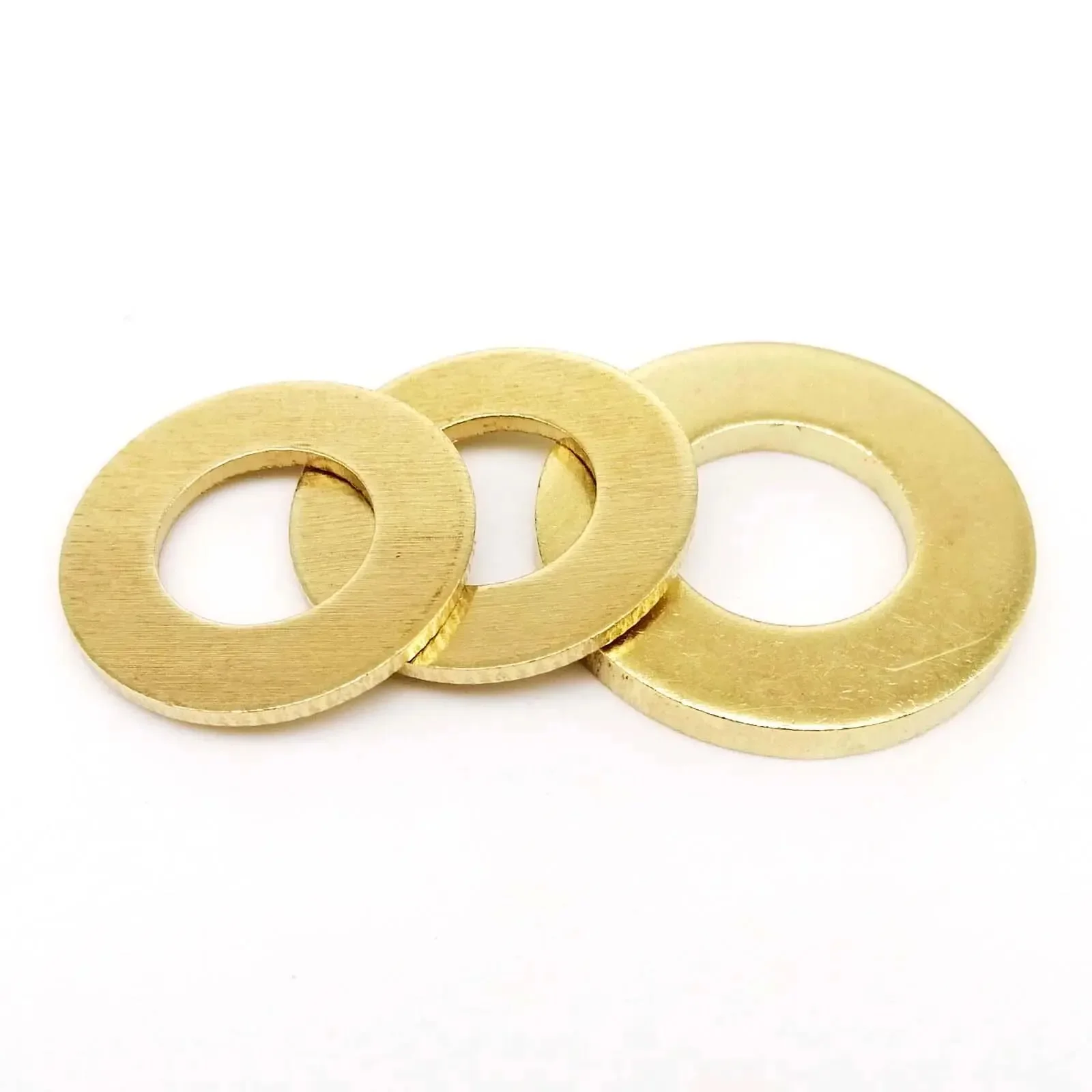 M2 M2.5 M3 حشية غسالة من النحاس النقي الصلب طبقة دائرية متوسطة الفيلم #5