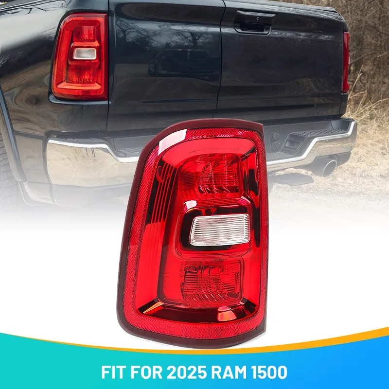 

Halogen Tail Light For Dodge Ram 1500 2025-2026 Red Rear Driver Left 68531049AA