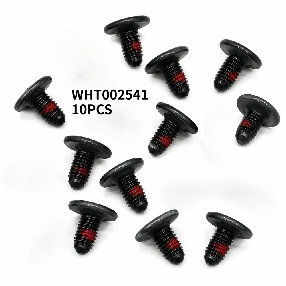 10PCS WHT002541 M8x14 Door Lock Actuator Self Locking Hex Socket Flat Head Bolt for VW Polo Skoda Fabia Octavia Superb Yeti