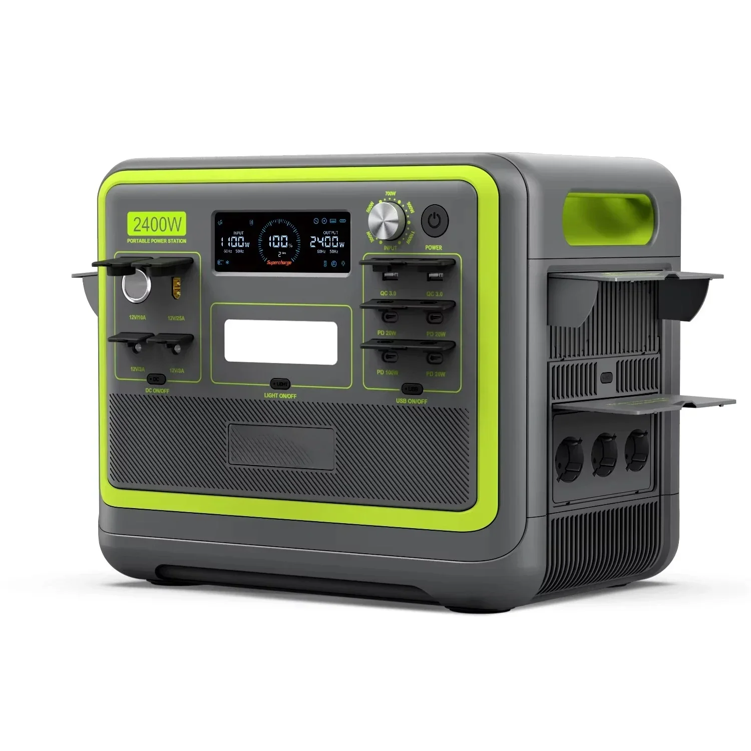 

Fossibot перезаряжаемый резервный аккумулятор Lifepo4 аварийный солнечный генератор 2400 Вт портативная электростанция