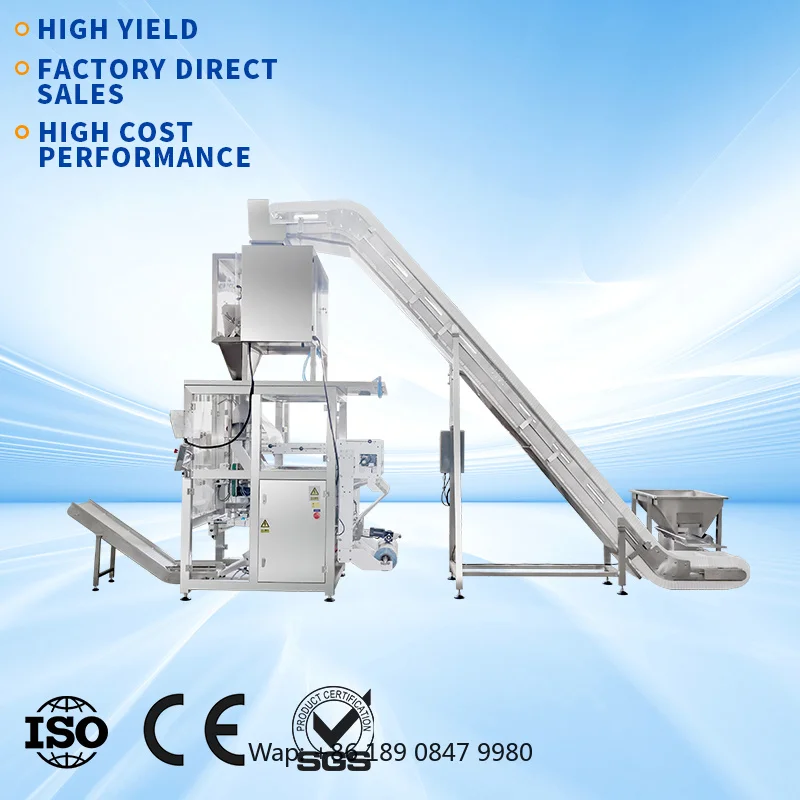 【Hot】High Accuracy 5kg Ice Cube Film Packaging Machine with PLC and Motor for Chemical Food Applications Automatic Filling Seali