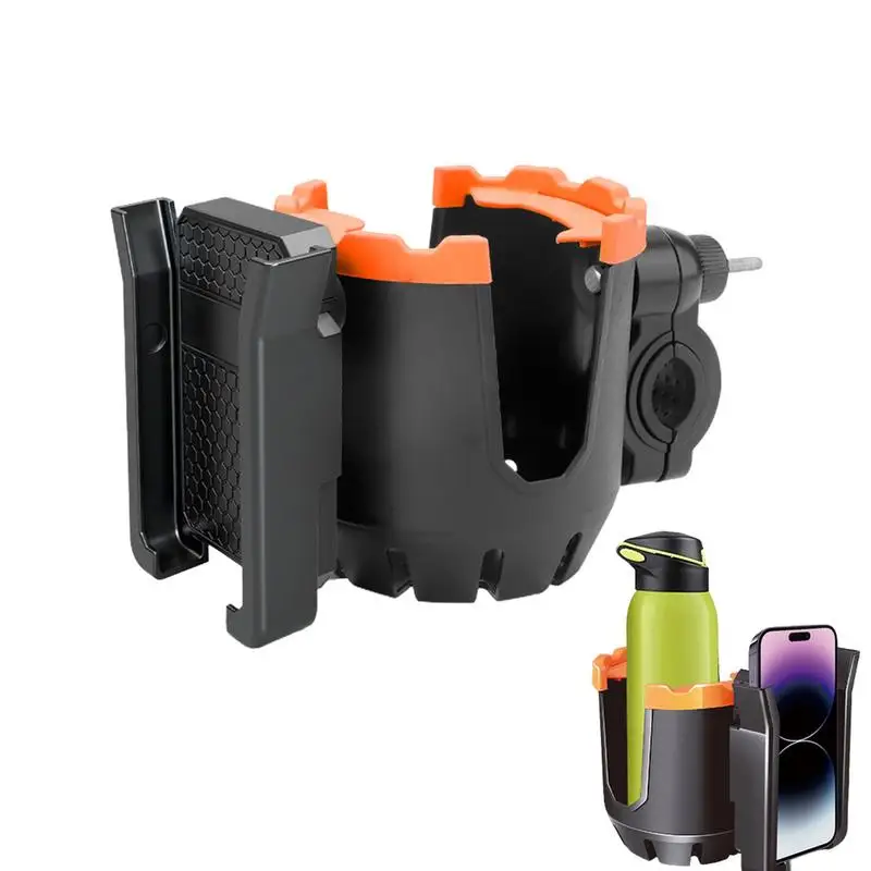 

Motorcycle Bottle Holder Water Bottle Holder Phone Stand Scooter Drink Holder Bottle Mount 2 In 1 Cell Phone Holder For