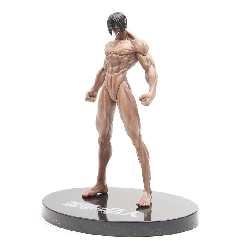 Anime Attack on Titan Final Season Figurine Eren Jaeger Giant Stance Anime Figure Collection Model Dolls Kids Toys 15cm