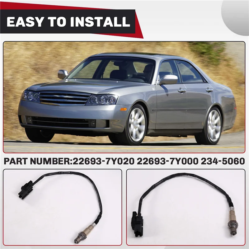 

Excellent-Front Lambda Air Fuel Ratio Oxygen Sensor For Infiniti M45 Nissan Altima Maxima Murano 22693-7Y020 22693-7Y000 234-506