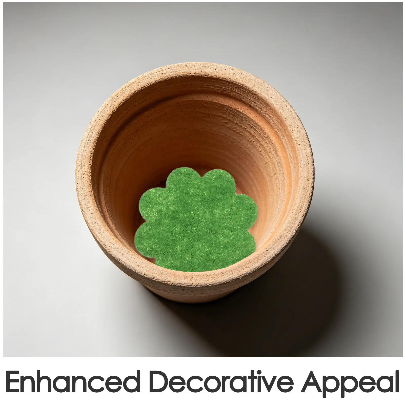 60Pcs Plant Pot Drainage Pads Soil Blocker Insert Polyester Filter Mats Bonsai Flower Pot Bottom Screen Prevents Soil Leakage