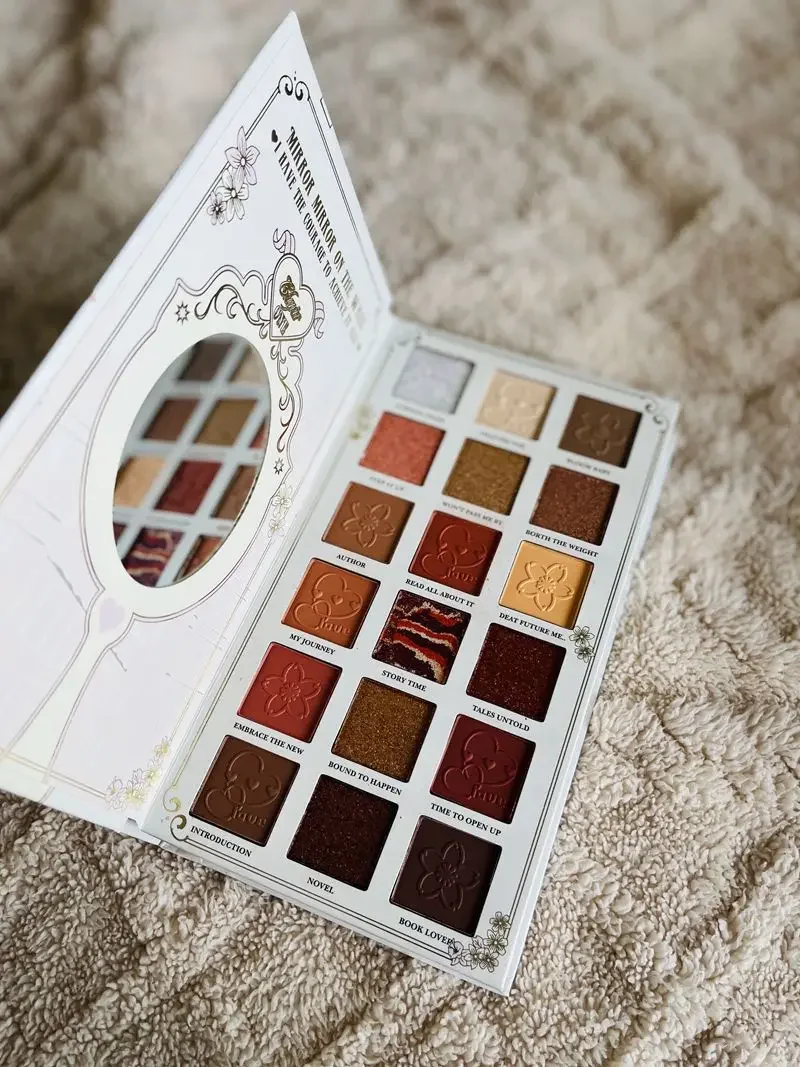 Palette di ombretti da 42 colori, tonalità opache, luccicanti e metalliche, ideali per set di ombretti all-in-one per un aspetto versatile