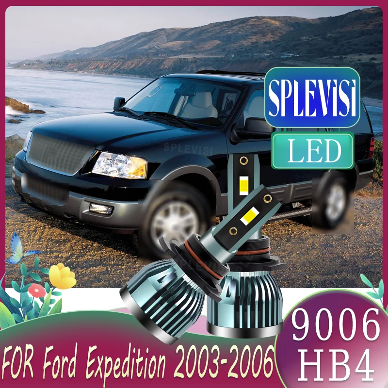 

Enhanced Safety Clear Night Vision Plug-and-Play warranty Headlight LED Low Beam Lights For Ford Expedition 2003 2004 2005 2006