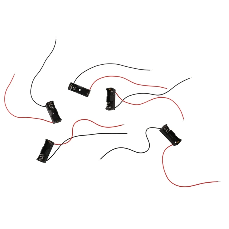 Custodia con clip per batteria da 5 pezzi 23A/A23 (12V) nera