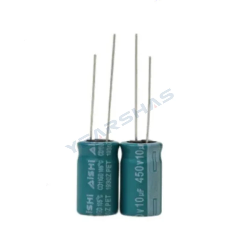 200PCS Aishi 450V10uF 10x16mm 20%  EGD2WM100G16OT  DIP Aluminum  Electrolytic Capacitor New Original
