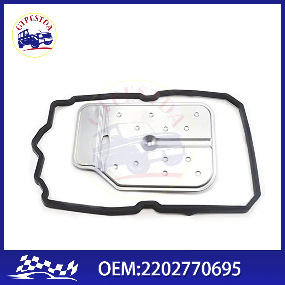 Hot sale Car Automatic Transmission Filter Kit Oil Pan Gasket for Mercedes-Benz W221 W219 722.9 2202770695 2202770395 2212770095