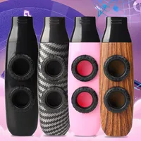 Mini Kazoo Flutes Portable Small Kazoo Musical Instrument Professional ABS for Ukulele Guitar Accompaniment