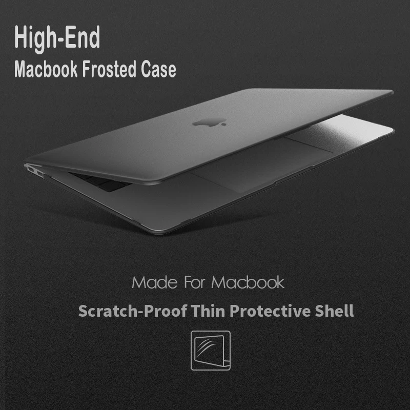 

High-End Frosted Case for MacBook Air 15 13.6 M3 M2 Pro 13 M1 Chip A2337 A2338 for Macbook Pro 14 Max Ultra-thin Laptop Cover