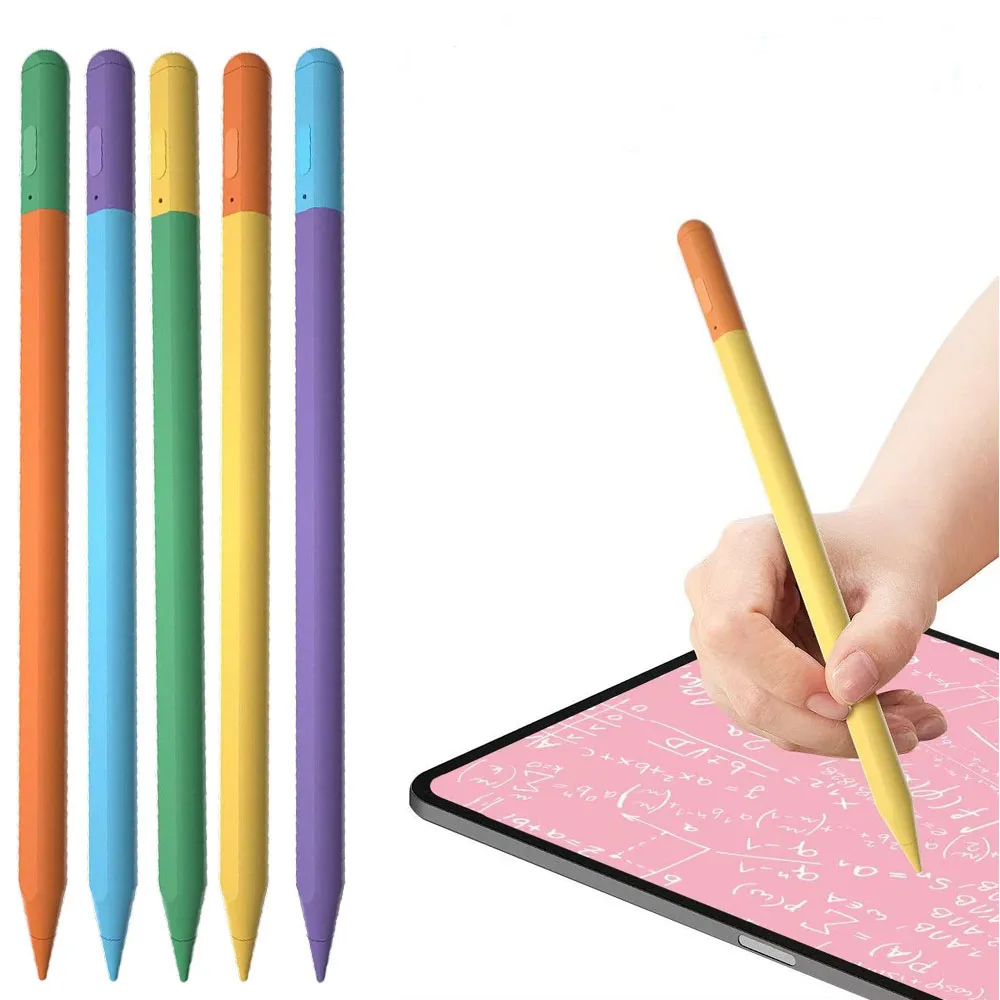 

for Samsung Tab S6 Lite S7 Plus S8 S9 FE S Pen Android Colorful Tablet Stylus for Xiaomi Huawei OPPO Touch Pen Type C Charging