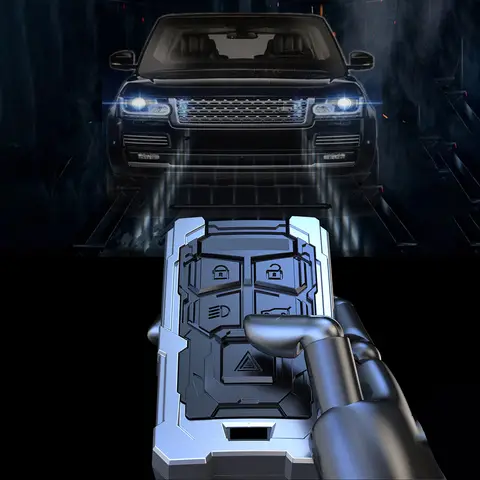 Zinc Alloy Car Key Case Cover Holder For Land Rover Range Rover Discovery 5 Sport For JAGUAR XE XF XJ F PACE Accessories 10 best sales jaguar f pace key case - №9