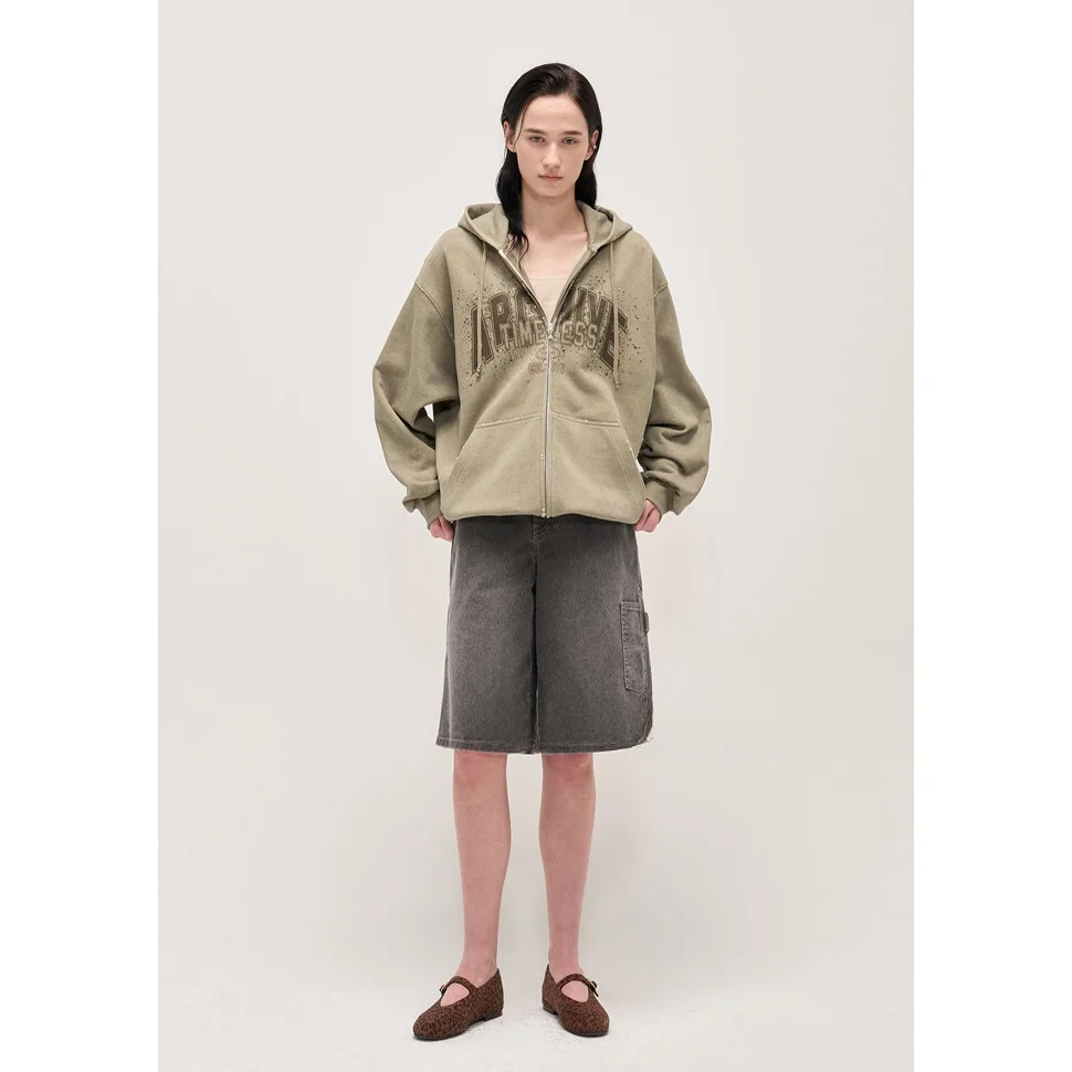 00% Pure Cotton Hoodie Casual Versatile Slimming Sweatirt Jaet Korean Sle Commute ential Faion Women's Clothing