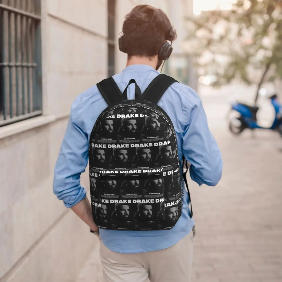 

Hip Hop Rapper Drake Take Care Album Backpack Student Boys Girls BookBag Kids School Bag Computer Shoulder Bags for Men Women