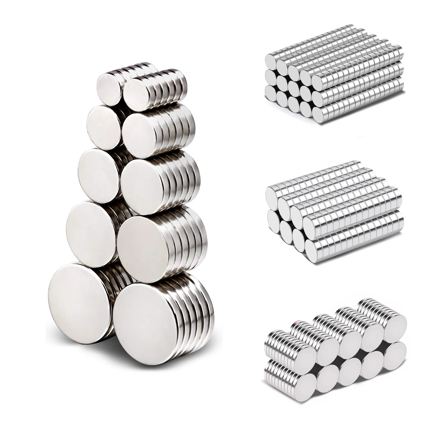 4x1,5x1,6x1,8x1,10x1,12x1,15x1,20x1mm, imán redondo de diámetro, pequeño, súper fuerte, potente, neodimio magnético para disco de nevera