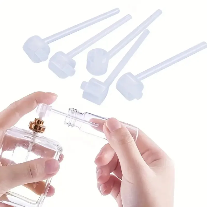 10/30/50pcs Refillable Perfume Dispenser Pump, Diffuser Funnel Cosmetic Pump Distributor, Portable Perfume Filling Tool