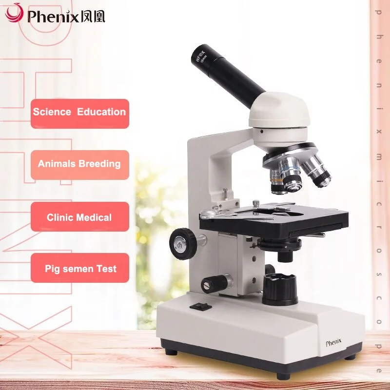 Phenix Economic XSP-35 100X-1600X Digital Biological Monocular Microscope For Educational Students Adults