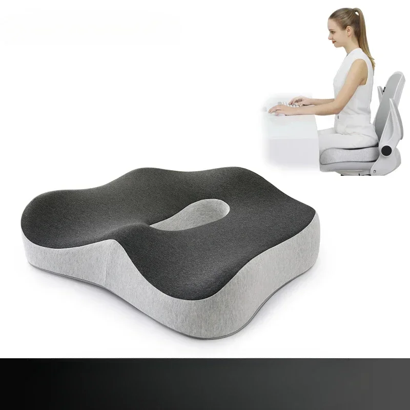 

Memory Foam Office Chair Cushion Car Seat Support Waist Pillow Massage Lumbar Orthopedic Pillow Buttock Coccyx Cushion Back Pads