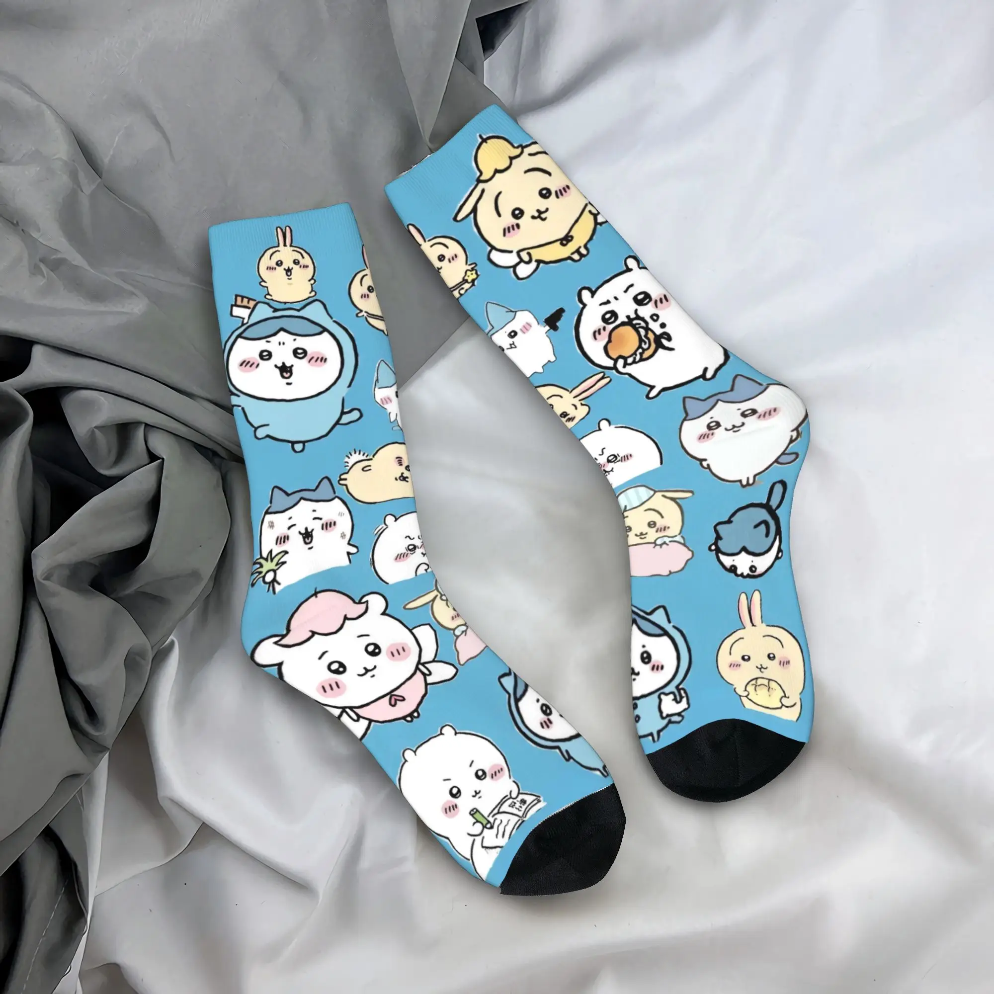 جوارب Chiikawa جوارب كورية للرجال جوارب ناعمة للخريف جوارب تزلج جرافيك مضادة للانزلاق هدية