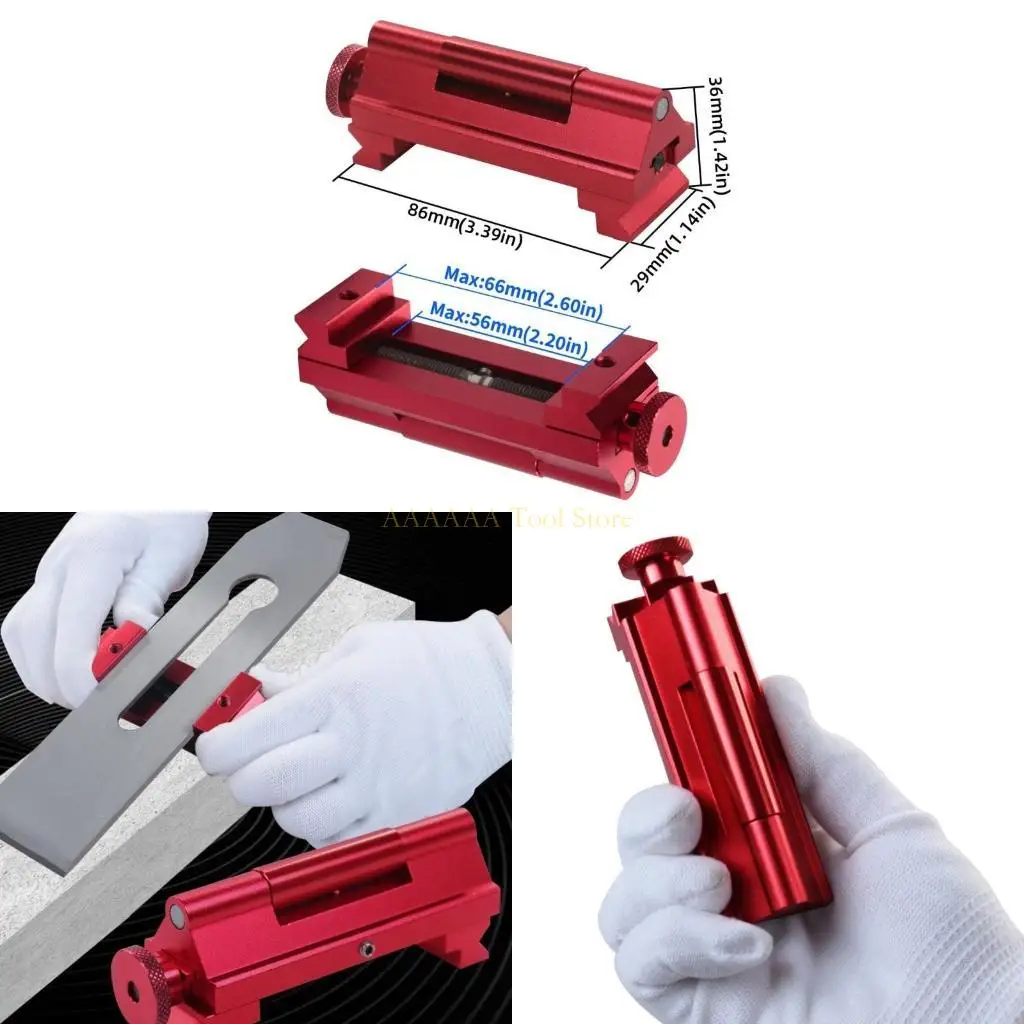 

A2BE Sharpening Bracket Honing Guide Sharpening Holder For Chisels and Planer Adjustable and Width Fixed Sanding