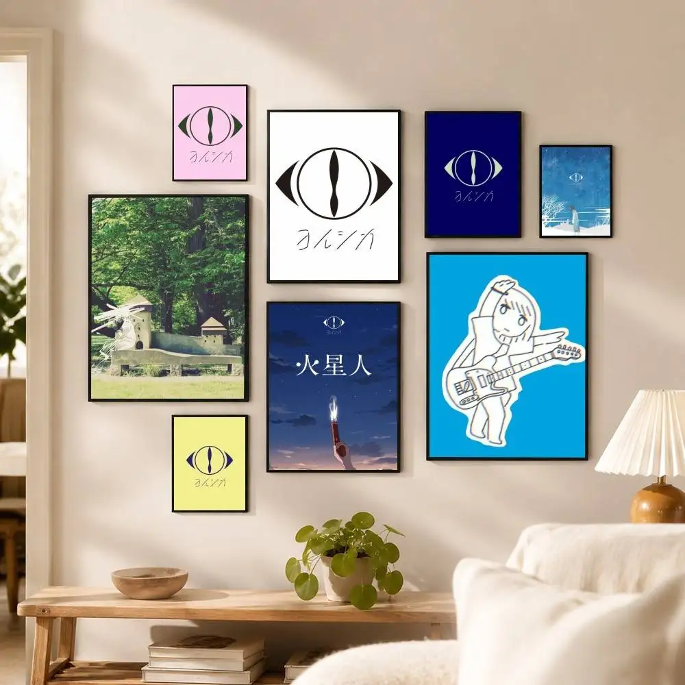 Y-Yorushika Band Japanese  Poster High Quality Dorm Living Room Aesthetic Wall Decoration Painting Stickers Gift