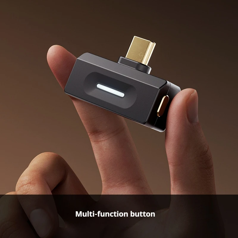 FiiO Air Link(Type-C) Bluetooth 6.0 トランスミッター、モバイル/ゲームプレーヤーからワイヤレスヘッドフォンへの接続、QCC5181 チップ、LDAC/AptX アダプティブ