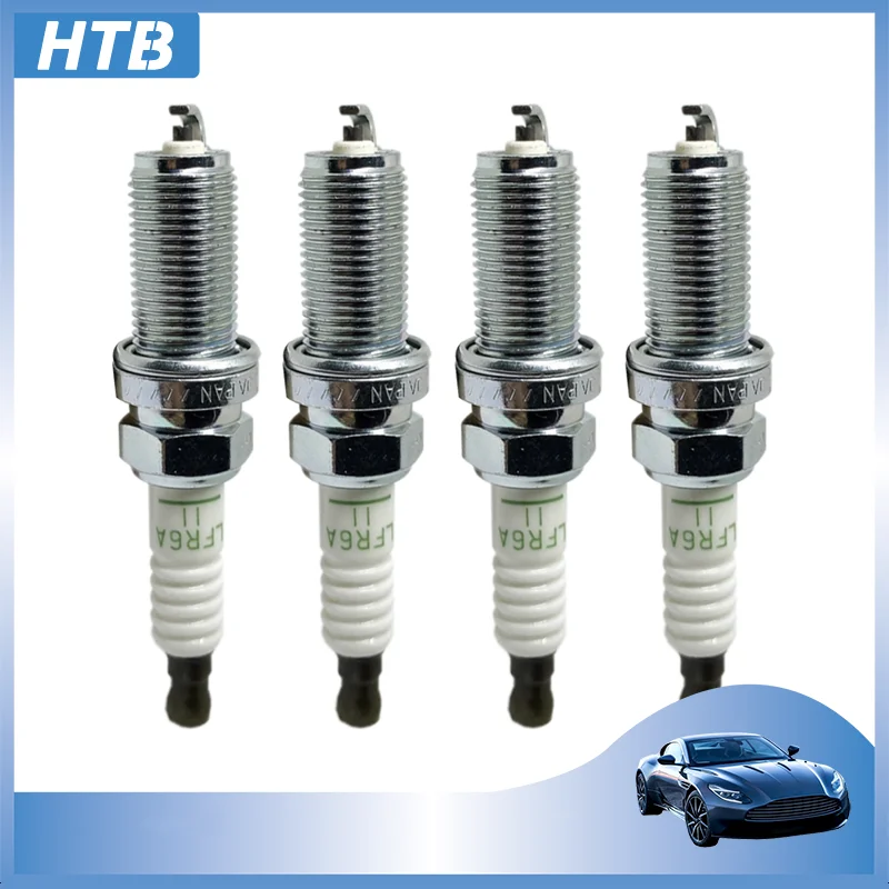 4PCS 22401-8H516 LFR6A11 3672 Spark Plug For Yamaha F115 F250 F225 F300 Nissan Almera Primera LF115 LF250 LF300 LFR6A-11