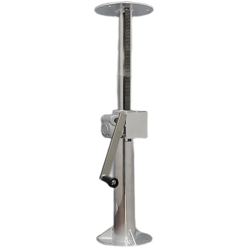 Stainless Steel Manual Lifting Column Hand Crank Height Adjustment Pillar Equipment Support Elevating Stand