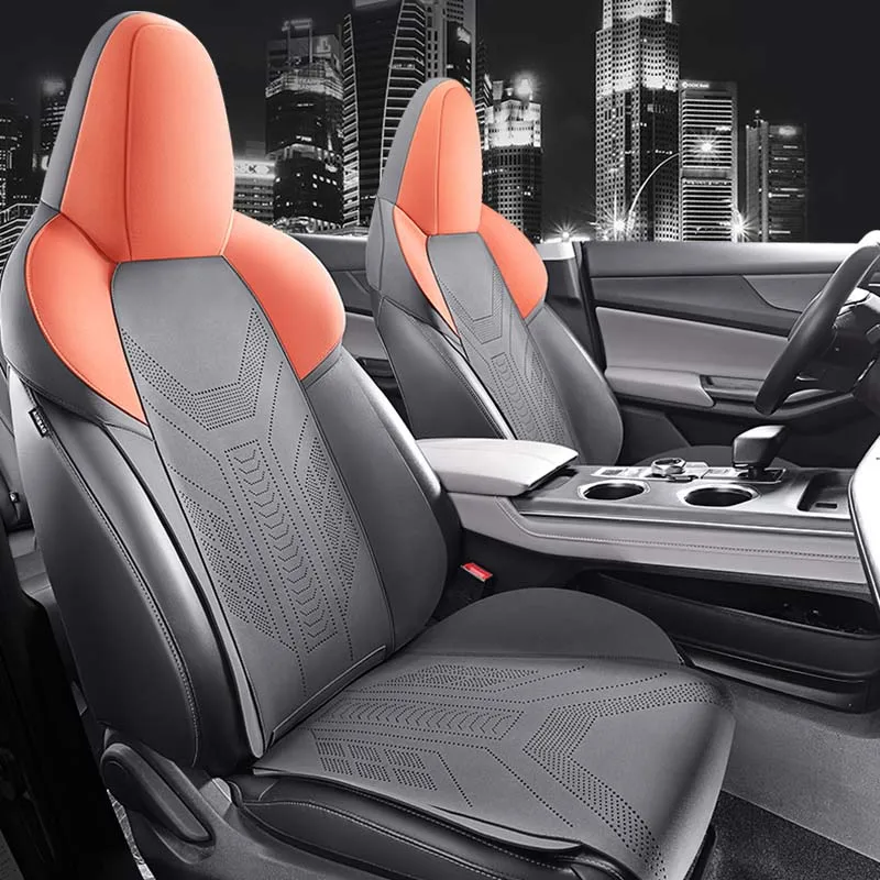 Car Seat Cover Specific Customize for Changan CS55 plus Suede Breathable Saddle Cushion for Car Seat