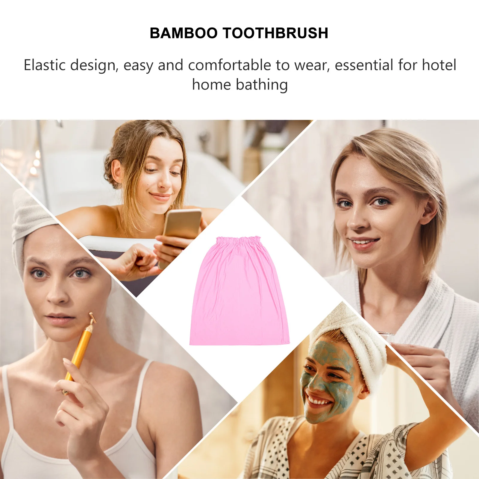 

1Pcs Chest Wrap Bath Towel Supple Thick Cotton Bathrobe Bath Dress Shower Towel Strong Water Absorption for Women