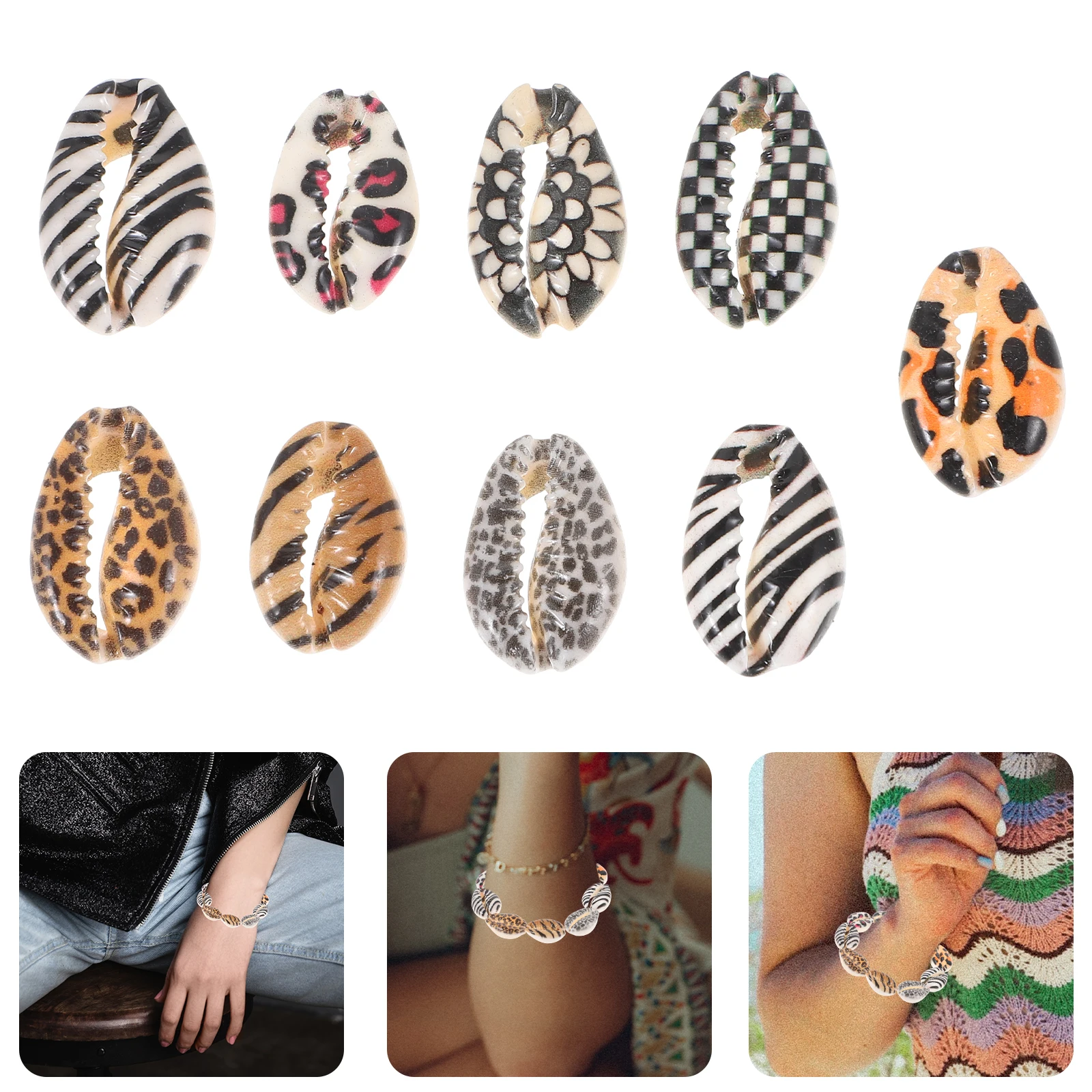 Conch Shell Beads Fish Tank Decor Diy Craft Adorn for Sea Shells Ornaments Decorations