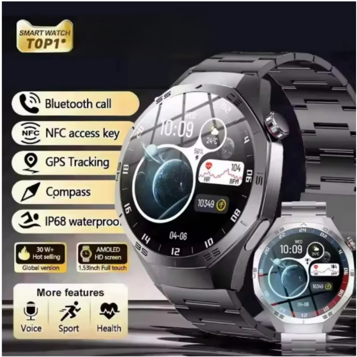 Global Version Xiaomi Watch S5 Smart Watch Men Women AMOLED Screen NFC BT Call Sports Waterproof Health Monitor Smartwatches New