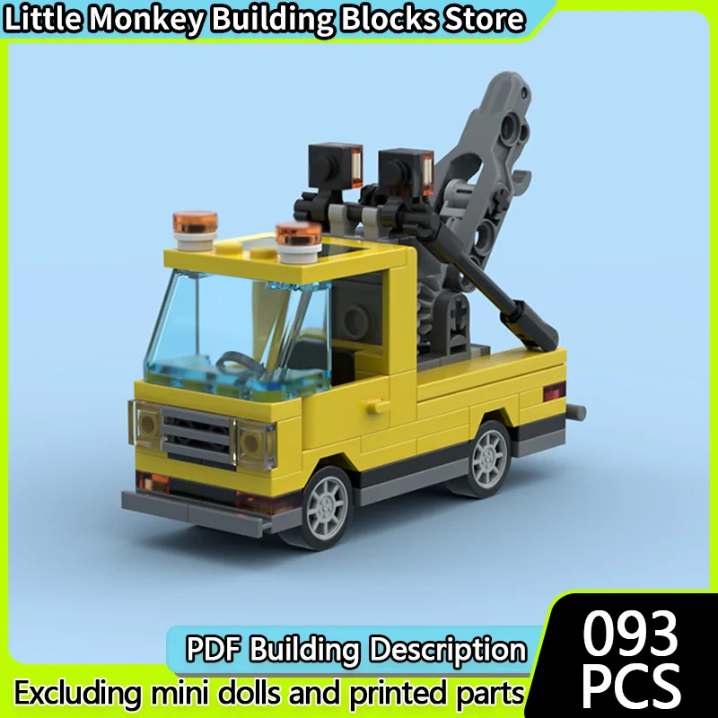 

Urban Rescue Vehicles Model MOC Building Bricks Roadside Rescue Tow Truck Modular Technology Children Holiday Gifts Assemble Toy