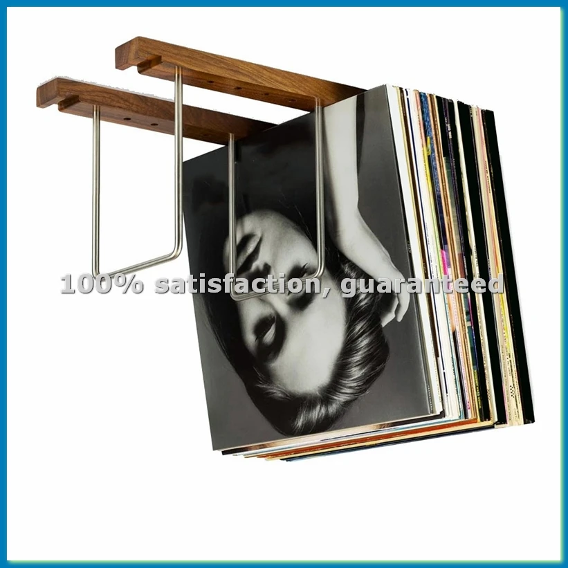 

Подставка для хранения виниловых пластинок на 75 дисков, с интегрированным дисплеем «Текущая запись», держатель для виниловых пластинок