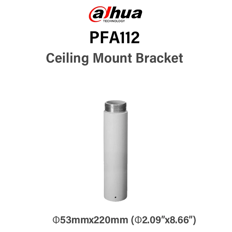 Dahua PFA112 PFA113 Ceiling Mount Bracket CCTV Aluminum Extension Pole Camera Accessories