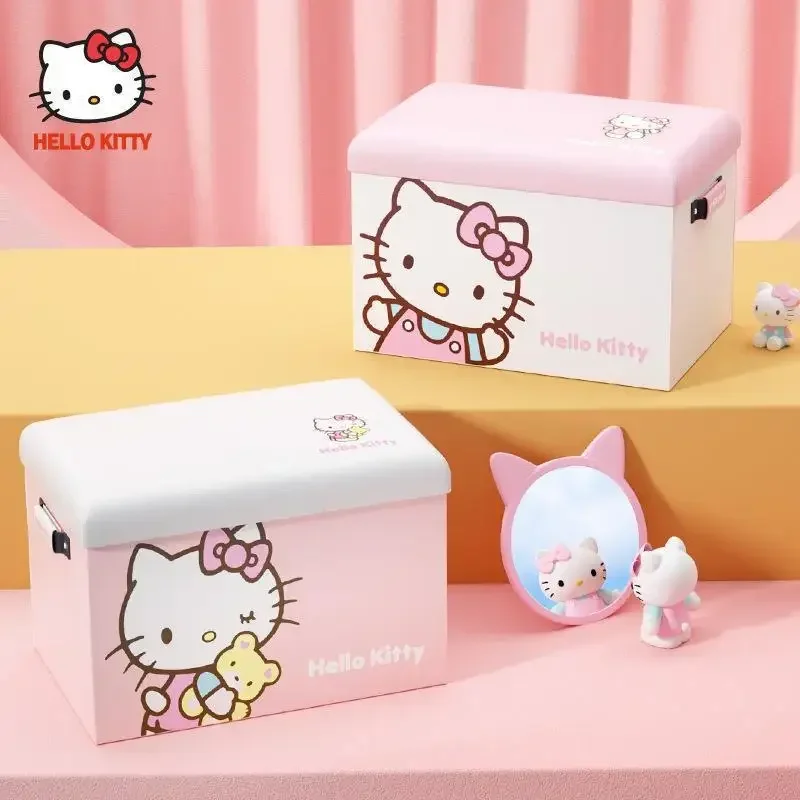 

Sanrio Kawaii Hello Kitty Car Rear Storage Box Anime Cartoon Cute Fashionable Exquisite Creative Good Looking Sturdy Storage Box