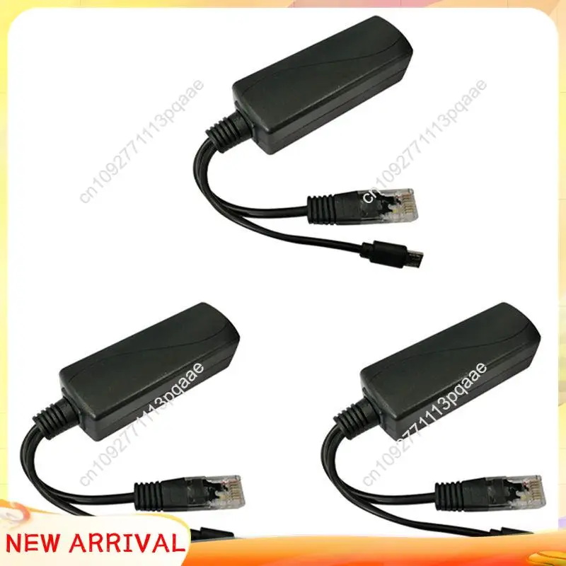 

N84R 3X Micro-USB POE Splitter 48V To 5V2A/3A Mini USB Power Supply National Standard With Smart Phone Charging