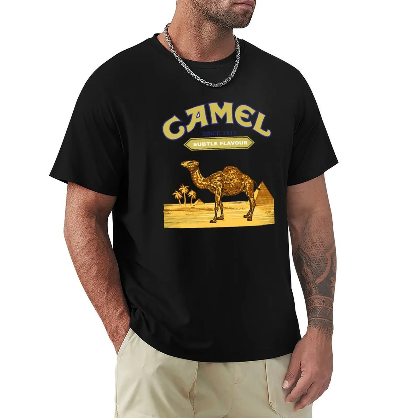 Camel Cigarettes T-Shirt High Elasticity Sports Tee Shirt