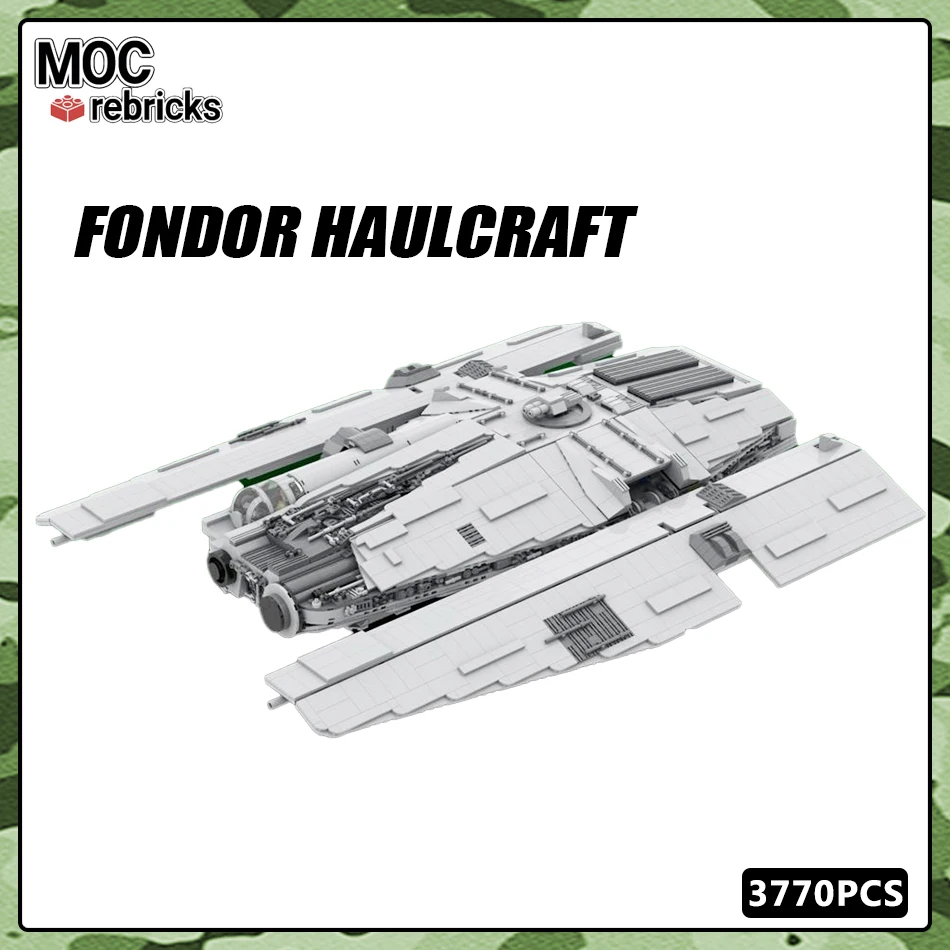 Moc guerra espacial ucs fondor haulcraft navio bloco de construção starcraft coletor kit diy montagem modelo tecnologia brinquedo tijolos presente do miúdo