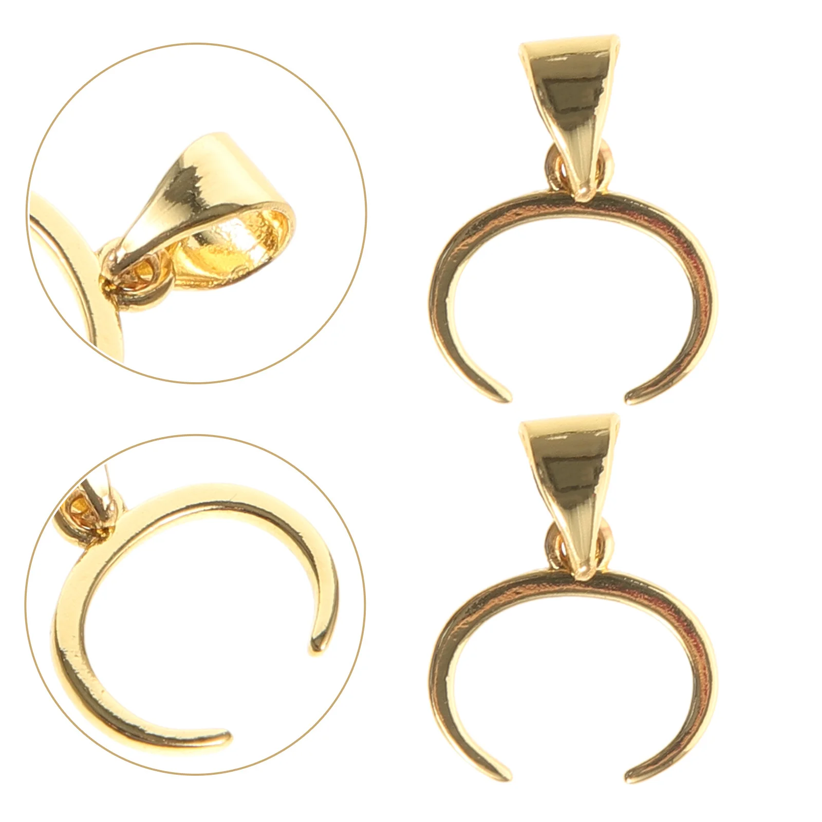 

6 шт., застежки для изготовления ювелирных изделий, медный кулон, соединительные застежки, фурнитура для ожерелья «сделай сам», пряжка для ювелирных изделий, ремесло