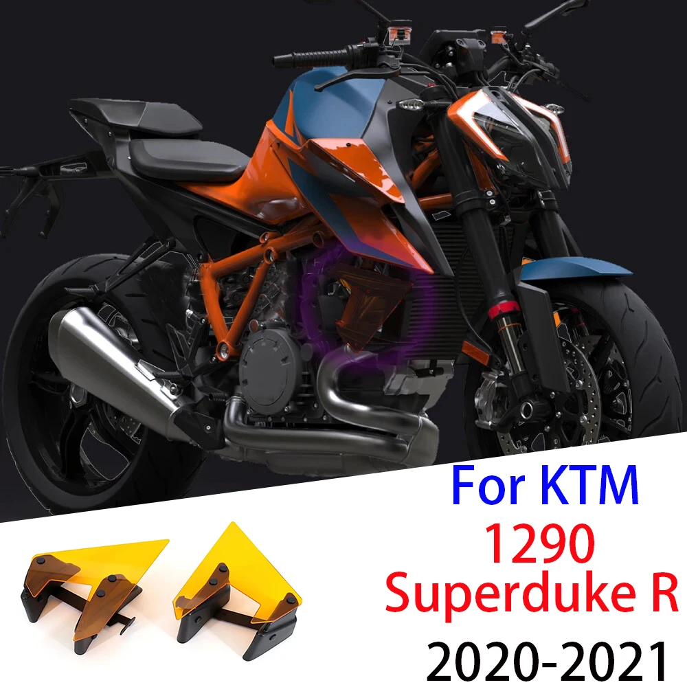 

NEW For 1290 SUPERDUKE R 2020 2021 Motorcycle Parts Side Downforce Naked Spoilers Fixed Winglet Fairing Wing Deflectors Panel