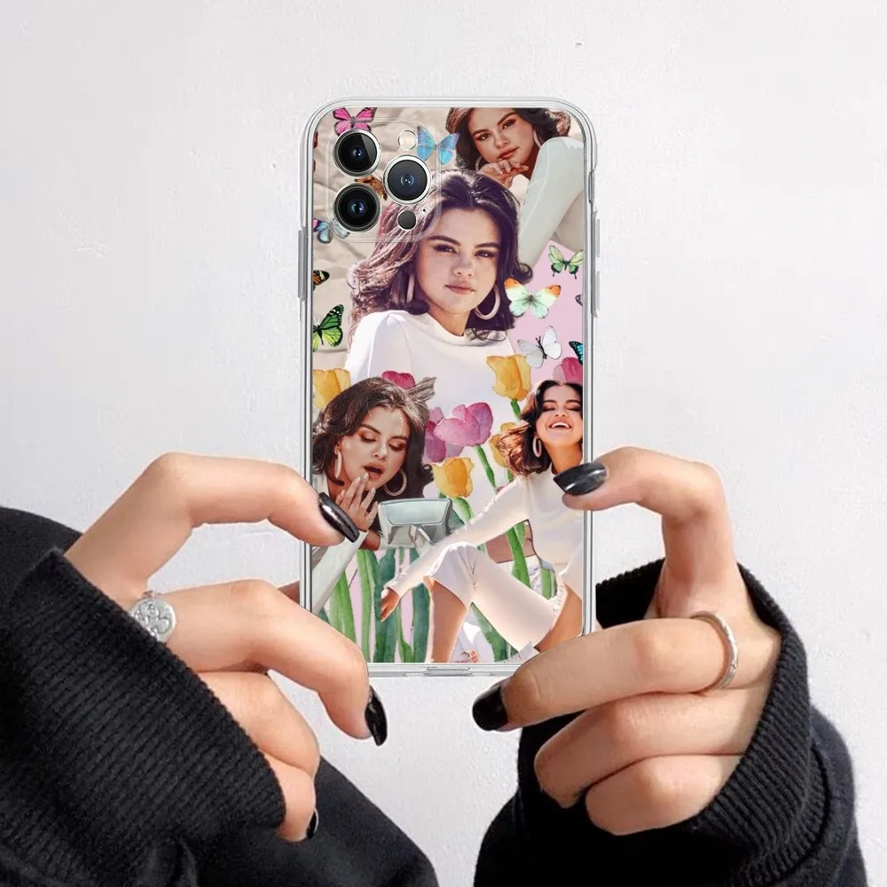 Selena Gomez Phone Case For iPhone 15 14 13 12 Mini 11 Pro XS Max X XR SE 6 7 8 Plus Soft Silicone Cover