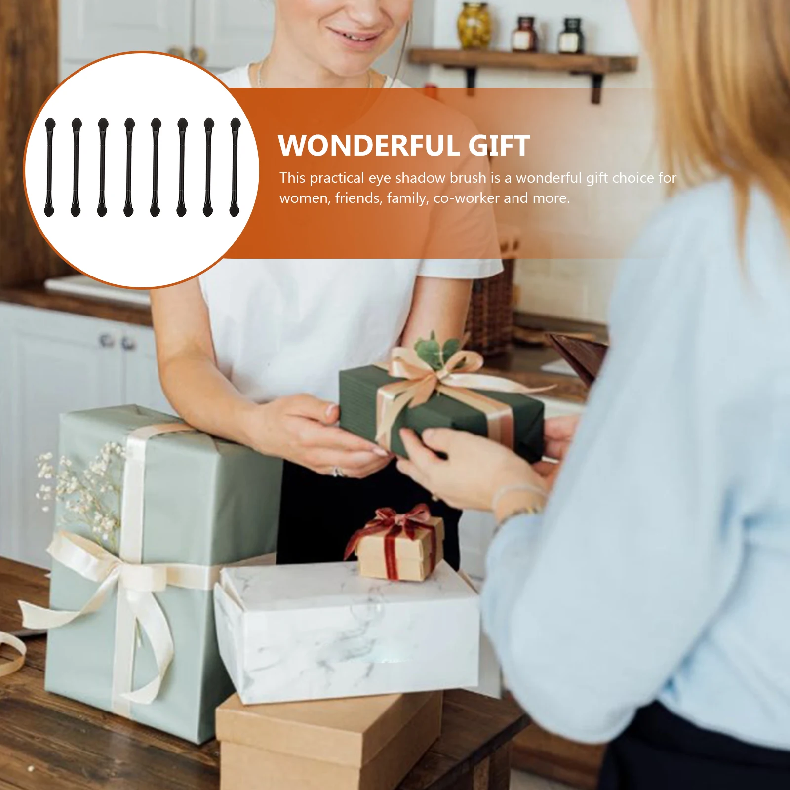 Pinceaux pour fard à paupières, 30 pièces, outils de maquillage double face, bâtons d'éponge en plastique pour femmes, brosse pour ombre à paupières, Eyeliner, Application des sourcils